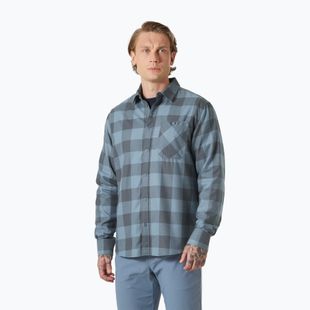 Hemd Herren Helly Hansen Aker Flannel LS jungle green buffalo plaid