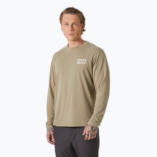 Herren Helly Hansen Skog Grafik Kieselstein Longsleeve