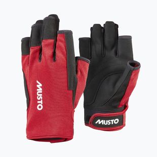 Musto Essential Sailing Short Finger 2.0 true red Segelhandschuhe