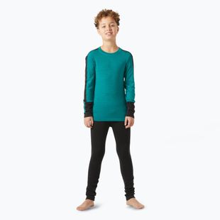Helly Hansen JR Lifa Merino Midweight signalgrün Kinder Thermo-Unterwäsche-Set