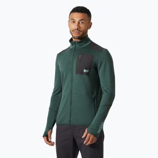 Herren Helly Hansen Lifa Merino Midlayer-Trekking-Sweatshirt dschungelgrün