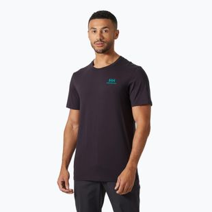 Men's Helly Hansen Nord Graphic schwarzes Trauben-T-Shirt