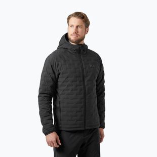 Herren Segeljacke Helly Hansen HP Hybrid Stretch Hooded Insulator Ebenholz