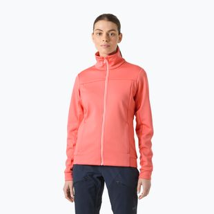 Damen-Segel-Sweatshirt Helly Hansen Crew Fleece sunset pink