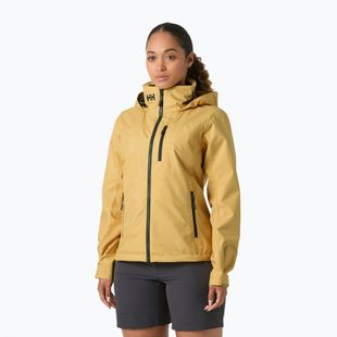 Damen-Segeljacke Helly Hansen Crew Hooded 2.0 sand