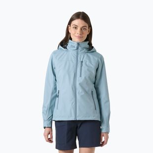 Segeljacke Damen Helly Hansen Crew Hooded 2.0 windy blue