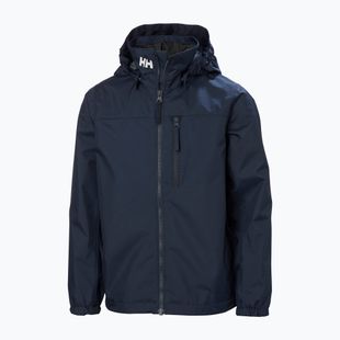 Kinder-Segeljacke Helly Hansen Crew Hooded Jr 41813 navy