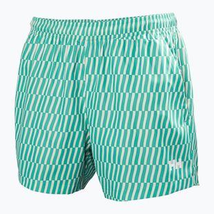 Segelshorts Herren Helly Hansen Newport Trunk 4.5" dark mint offset stripe ao