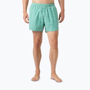 Segelshorts Herren Helly Hansen Newport Trunk 4.5" dark mint offset stripe ao
