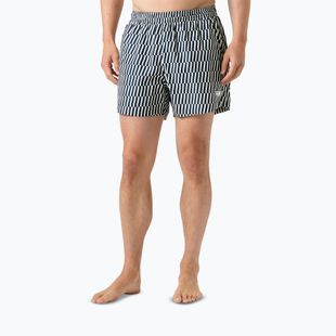 Segelshorts Herren Helly Hansen Newport Trunk 4.5" navy offset stripe aop