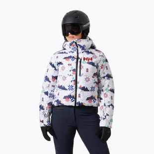 Damen-Skijacke Helly Hansen Kvitfjell Race Short Puffy white crescendo
