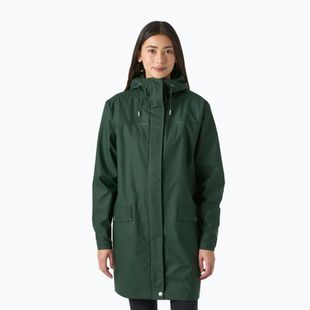 Damen Regenmantel Helly Hansen Moss Rain Coat dark jungle