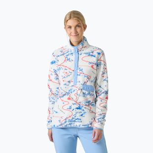 Fleecejacke für Damen Helly Hansen Maridalen Printed Fleece white slope map aop