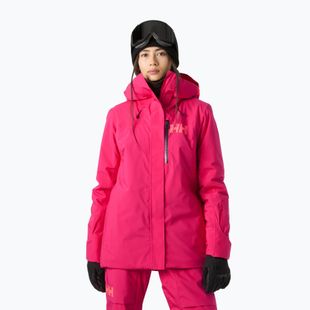 Damen-Skijacke Helly Hansen Powshot cranberry