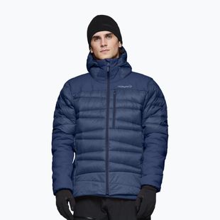 Herren-Daunenjacke NORRONA Falketind Down 750 Zip Hood indigo night