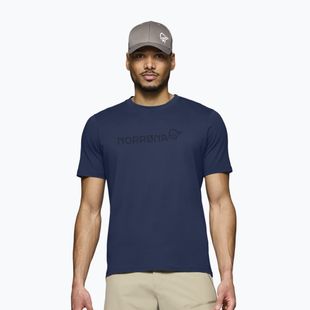 Herren-Shirt NORRONA Cotton Viking indigo night