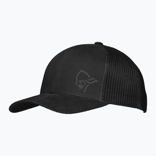 Basecap NORRONA Snap Back Trucker Mesh caviar black
