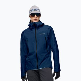 Herren-Regenjacke NORRONA Falketind Gore-Tex indigo night