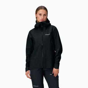 Damen-Regenjacke NORRONA Falketind Gore-Tex cavlar black