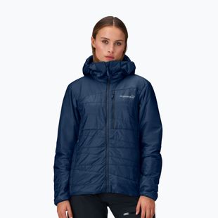 Gefütterte Damenjacke NORRONA Faketind Thermo40 Zip Hoodie indigo night