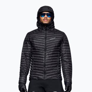 Herren-Daunenjacke Norrona Trollveggen Down800 Super Light Hood Caviar Black