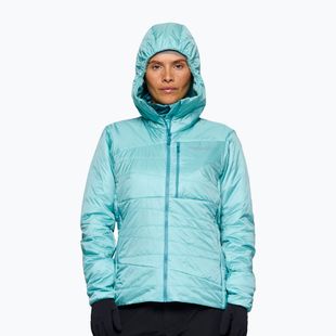 Gefütterte Damenjacke NORRONA Faketind Thermo40 Zip Hoodie aqua haze