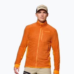 Fleecejacke für Herren NORRONA Falketind Warm1 Active gold flame/exuberance