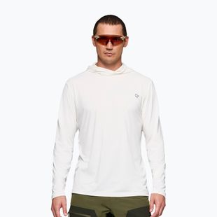 Herren-Trekkingsweatshirt NORRONA Femund Tech Hood snow white