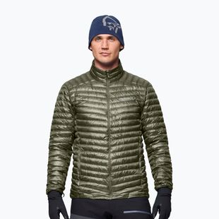 Herren-Daunenjacke Norrona Trollveggen Down800 Super Light Deep Lichen Green