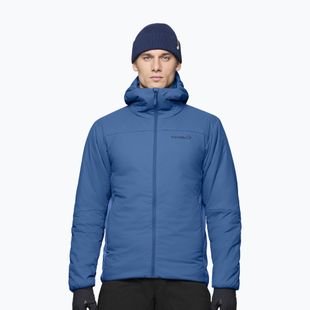 Gefütterte Herrenjacke NORRONA Femund Thermo60 Zip Hood dark blue