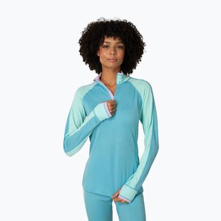 Damen-Funktionssweatshirt KARI TRAA Mila Half Zip blue lagoon