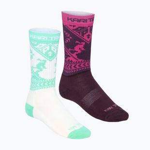 Damensocken KARI TRAA Puffin 2 pack jelly mint