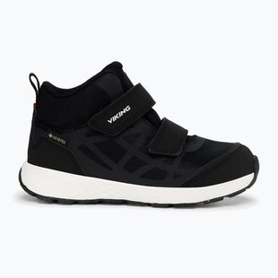 Kinderschuhe Viking Veme Reflex Mid 2V Gore-Tex black/white