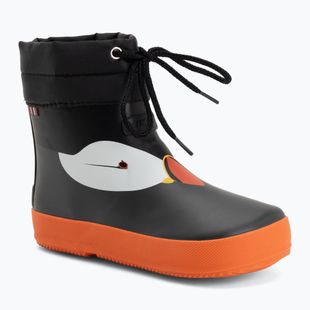Kinder-Gummistiefel Viking Alv Barefoot Paw Print black