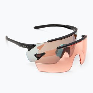 Smith Ruckus PivLock mattschwarz/chrp Opal Spiegel/Kontrast Rose Sonnenbrille