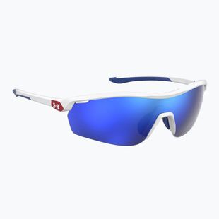 Under Armour 7001/S S3 matte weiß/blaue mehrschichtige oleophobe Kindersonnenbrille