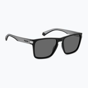 Polaroid PLD 2139/S mattschwarze grau/graue polarisierte Sonnenbrille