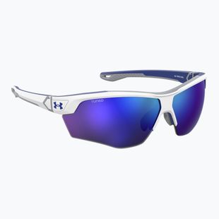 Unter Armour Yard Dual S3 matt weiß blau/blau mehrschichtige oleophobe Sonnenbrille