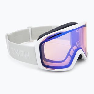 Skibrille Smith Blazer white/blue sensor mirror