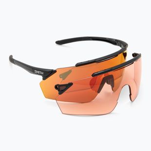 Sonnenbrille Smith Ruckus matte black/chromapop red mirror