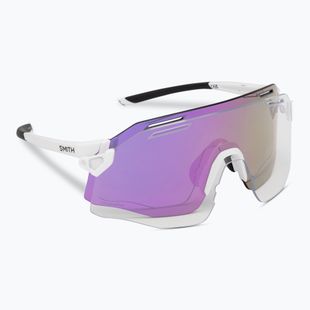 Sonnenbrille Smith Vert white/chromapop violet mirror