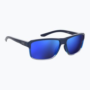 Under Armour Kickoff S3 blau getönte grau/blaue Mehrschicht-Sonnenbrille für Männer