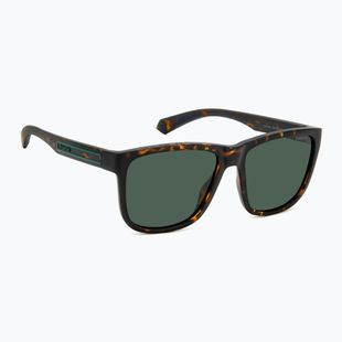 Polaroid PLD 2155/S matte braune Sonnenbrille für Herren, havanna/grün, polarisiert