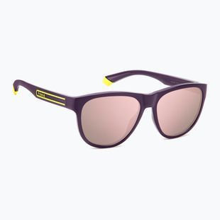 Polaroid PLD 2156/S violett/roségold mehrschichtige polarisierte Sonnenbrille
