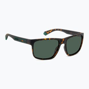 Polaroid PLD 2157/S matte braune Sonnenbrille havanna/grün polarisiert für Herren