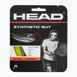 Tennissait HEAD Synthetic Gut 12 m yellow
