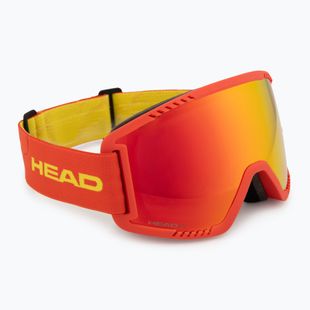 Skibrille HEAD Contex red/red/fmr yellow red