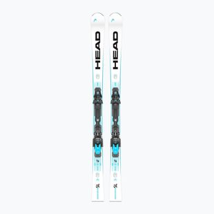 Alpin-Ski HEAD WC Rebels e-SL RP EVO 14 + Bindungen Freeflex 14 GW white/blue