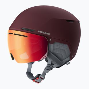 Skihelm Damen HEAD Cinema Pro W berry/red yellow