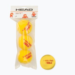 HEAD Tip Red Foam Kinder-Tennisbälle 3 Stück gelb 578363